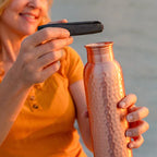Ayurvedic Copper Water Bottle. (800 ml)