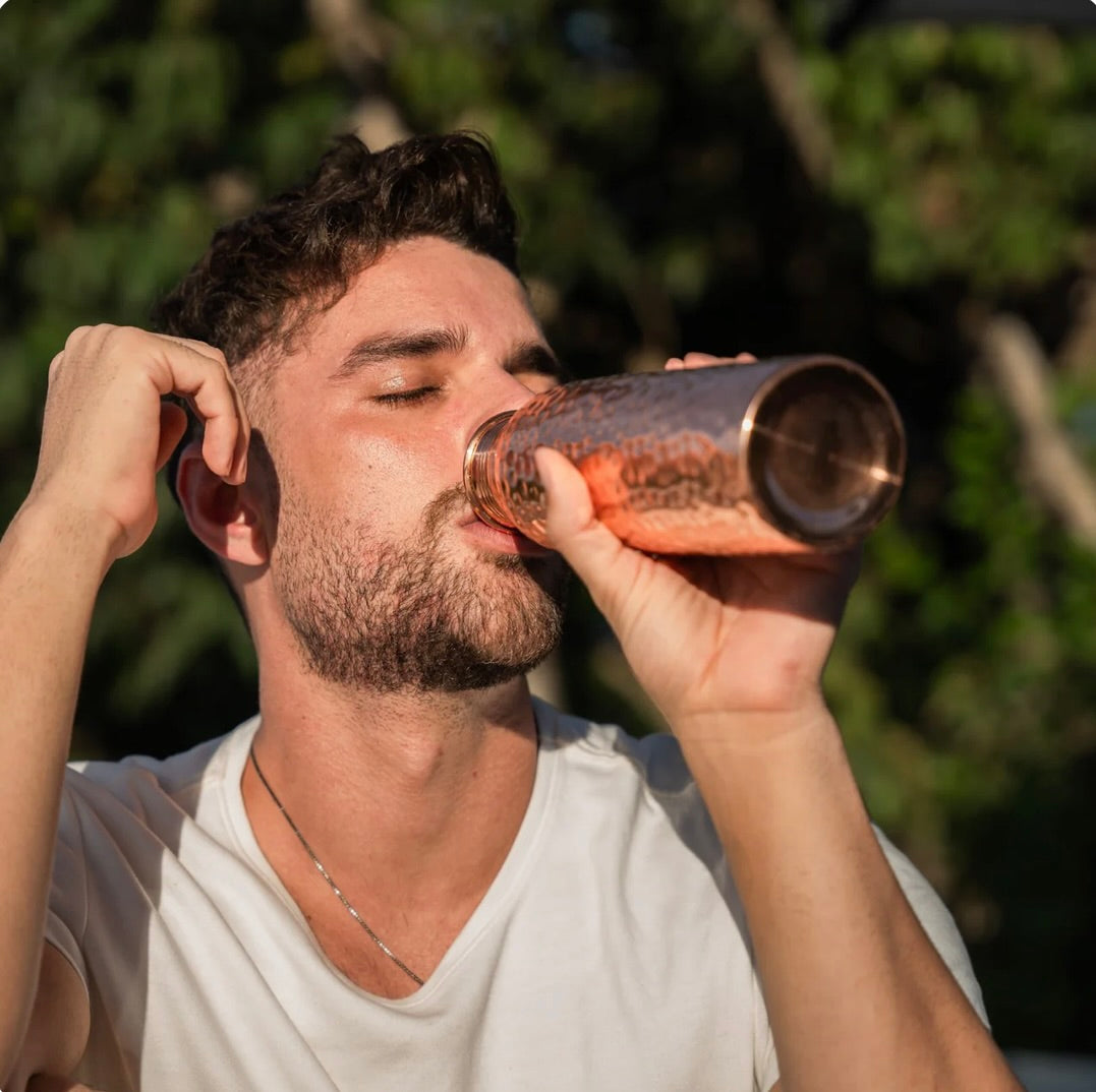 Ayurvedic Copper Water Bottle. (800 ml)